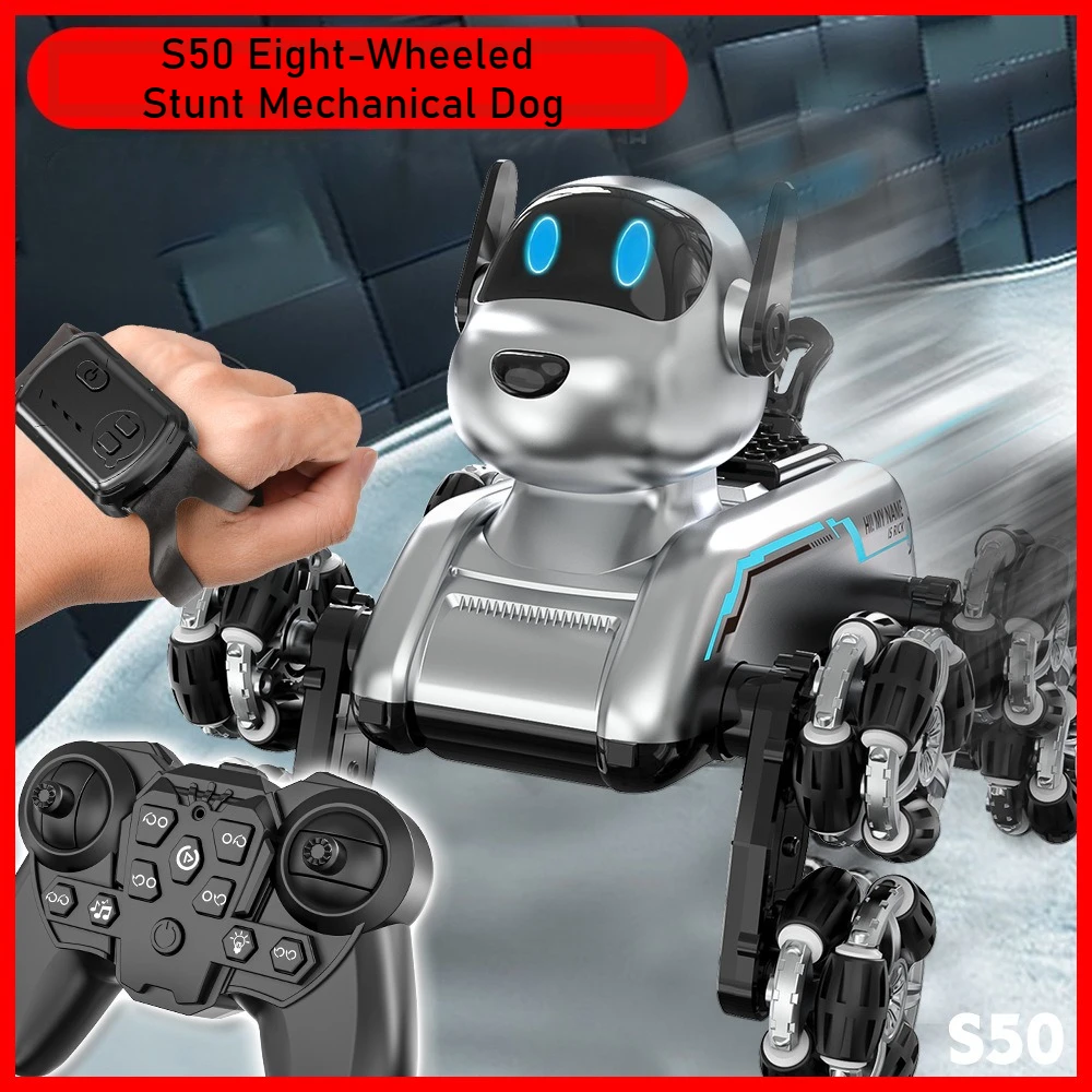 Robot Wheel - S50 Intelligent Robot Dog Gesture-Sensing Shape-Shifting
