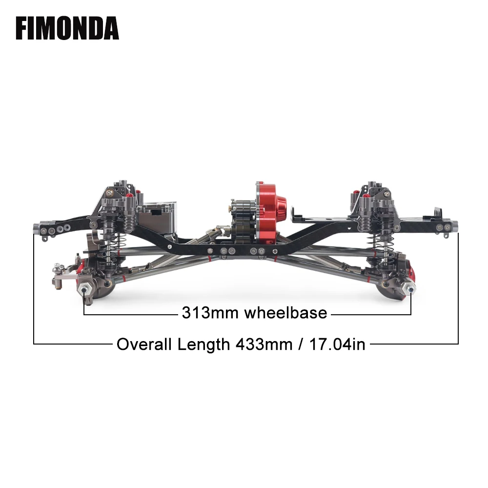 FIMONDA 1/10 RC Xe Bánh Xích K - đánh giá và giá Robot Car Kit