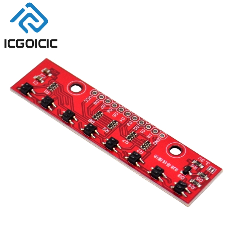 1-10PCS 8-Channels Infrared Li - đánh giá và giá Line Follower Robot