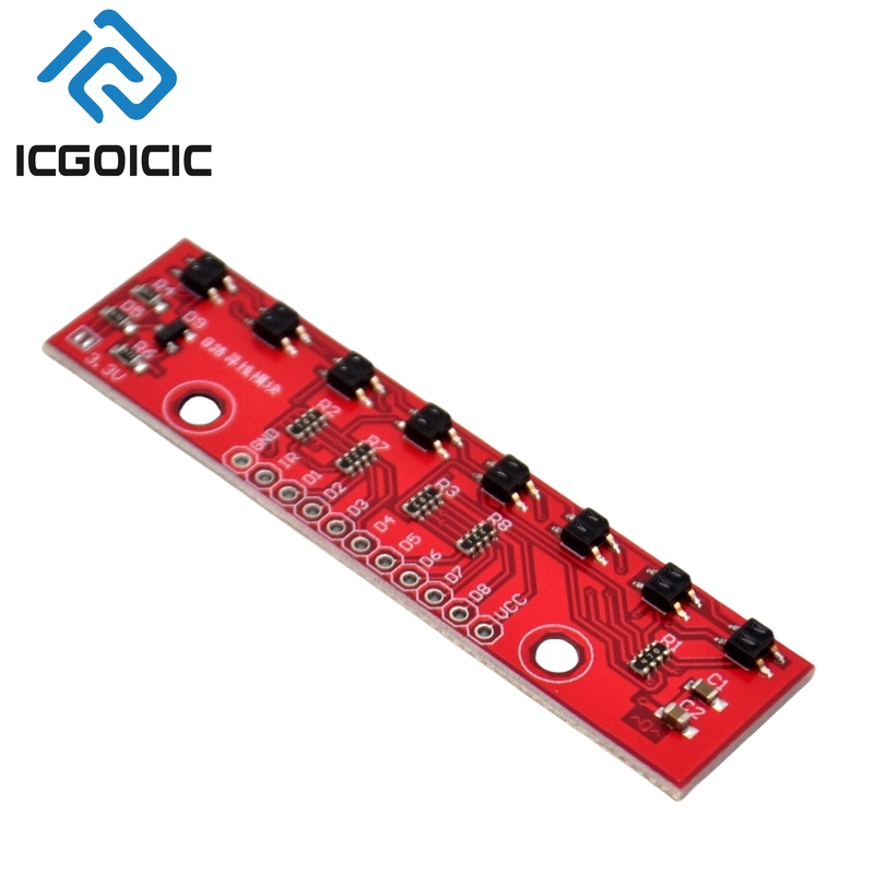 1-10PCS 8-Channels Infrared Li - đánh giá và giá Line Follower Robot