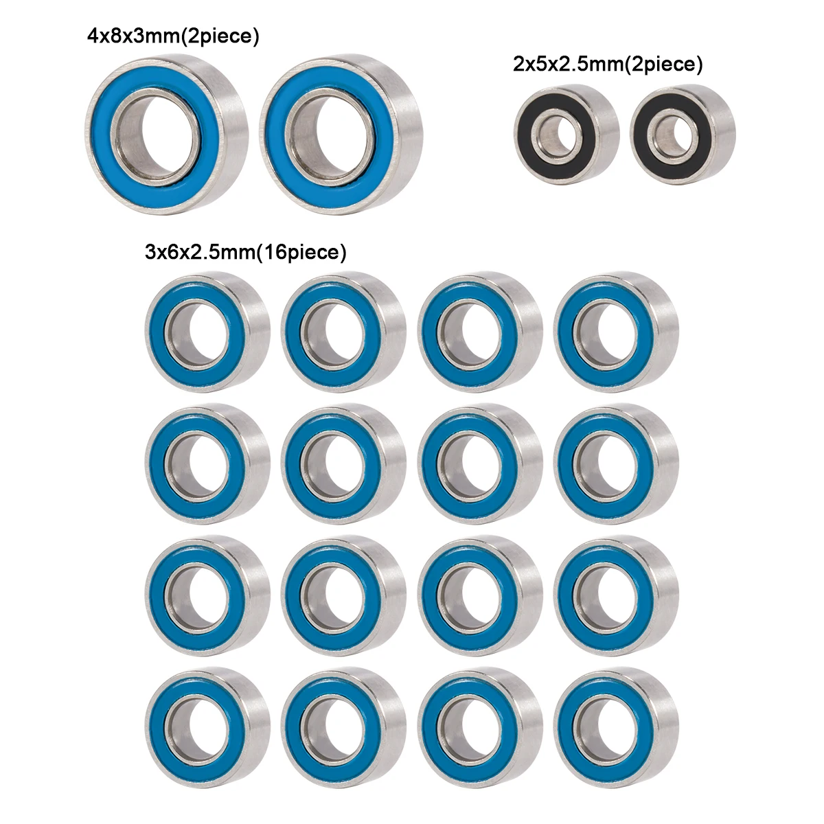 20Pcs Sealed Ball Bearings for - đánh giá và giá Robot Car Kit