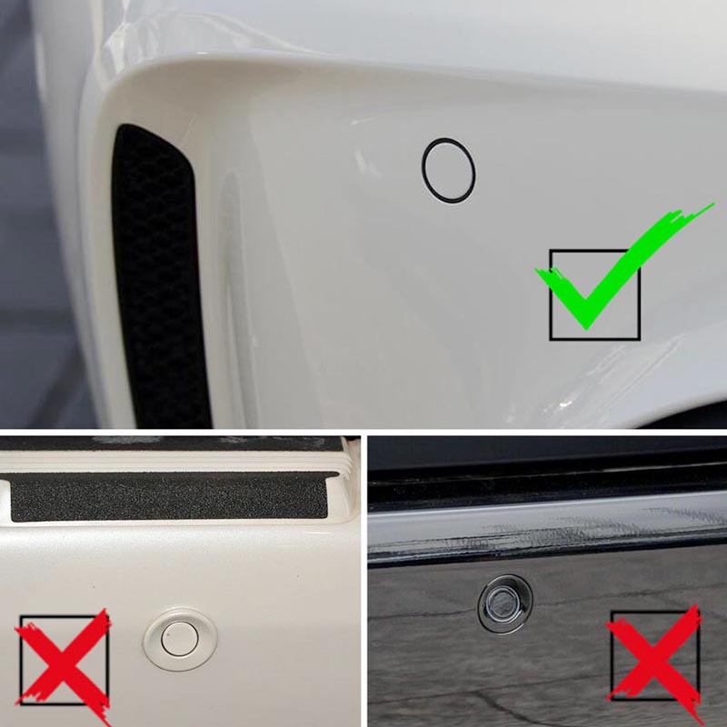 QXNY Parktronic 4/6/8 Parking  - đánh giá và giá Ultrasonic Distance Sensor
