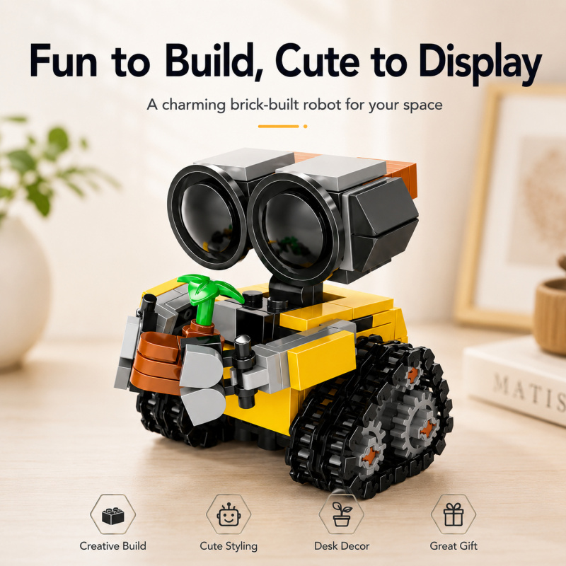 Mini Robot Building Blocks Set - đánh giá và giá Robot Track