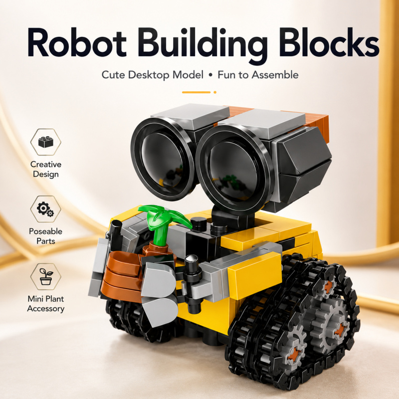 Mini Robot Building Blocks Set - đánh giá và giá Robot Track