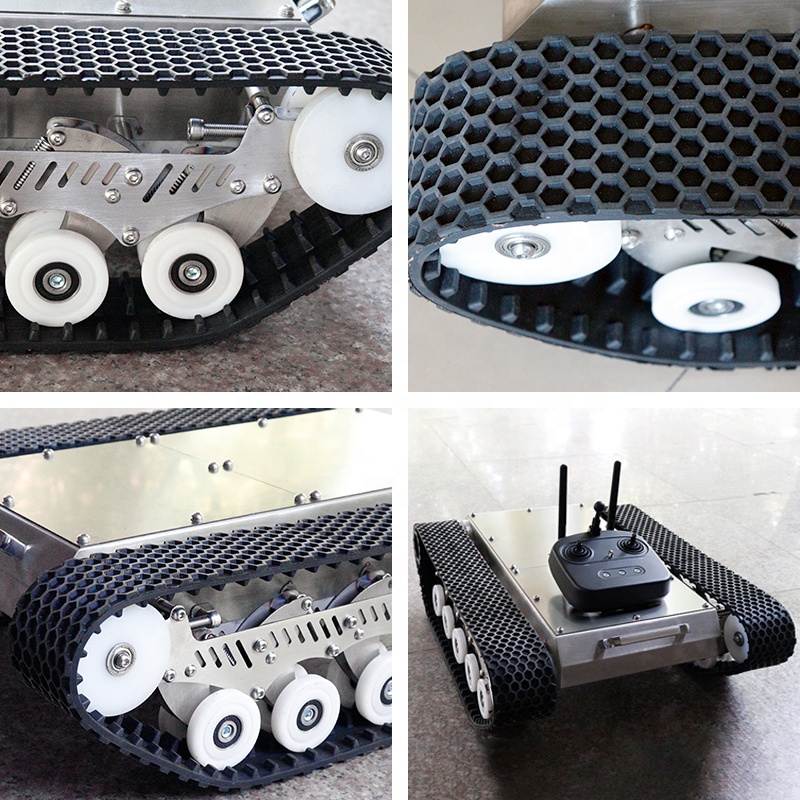 Rubber Track Robot Chassis Pla - đánh giá và giá Robot Track