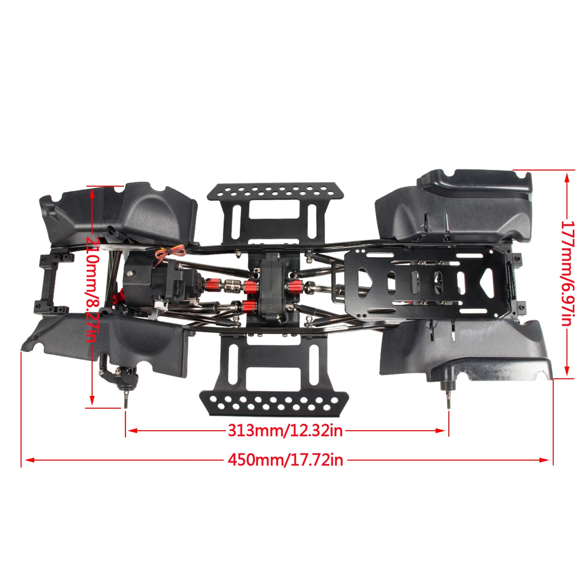 1/10 RC Crawler Chassis Kit wi - đánh giá và giá Robot Car Kit