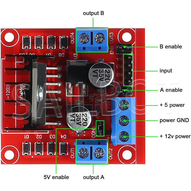 1/5/10PCS L298N DC Motor Drive - đánh giá và giá Motor Driver L298N