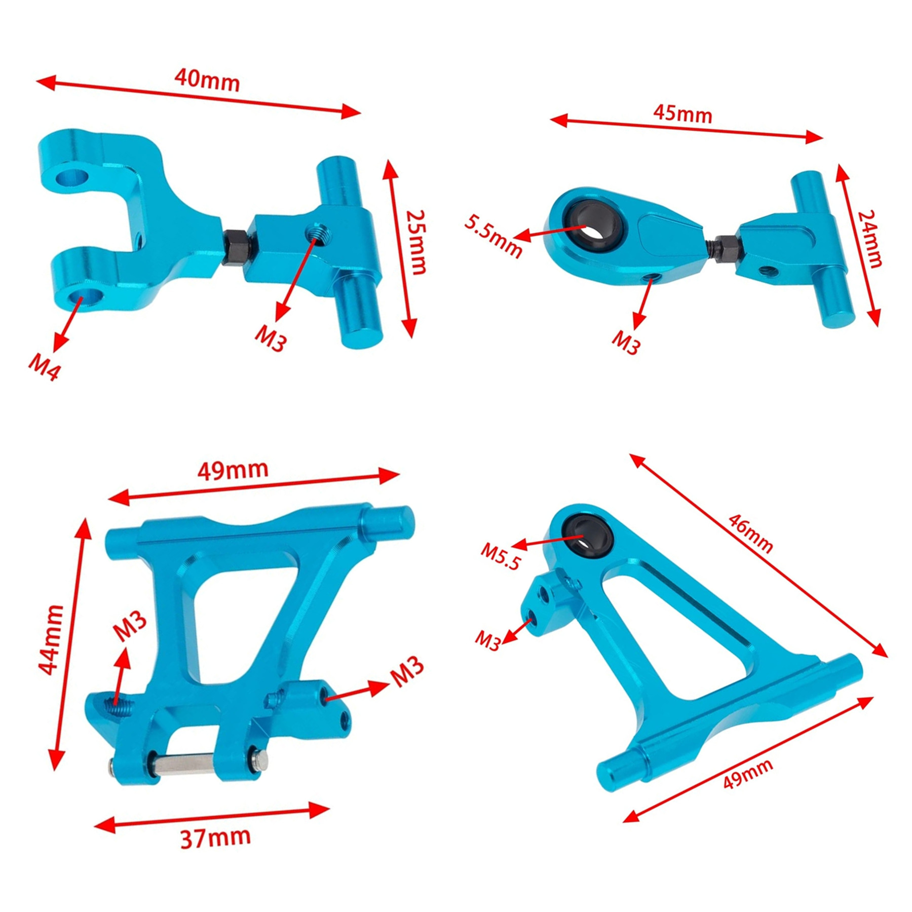 RC TT-02 Full Set Upgrade Part - đánh giá và giá Robot Car Kit