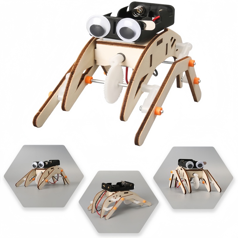 Diy Handmade Walking Spider Ro - đánh giá và giá Line Follower Robot