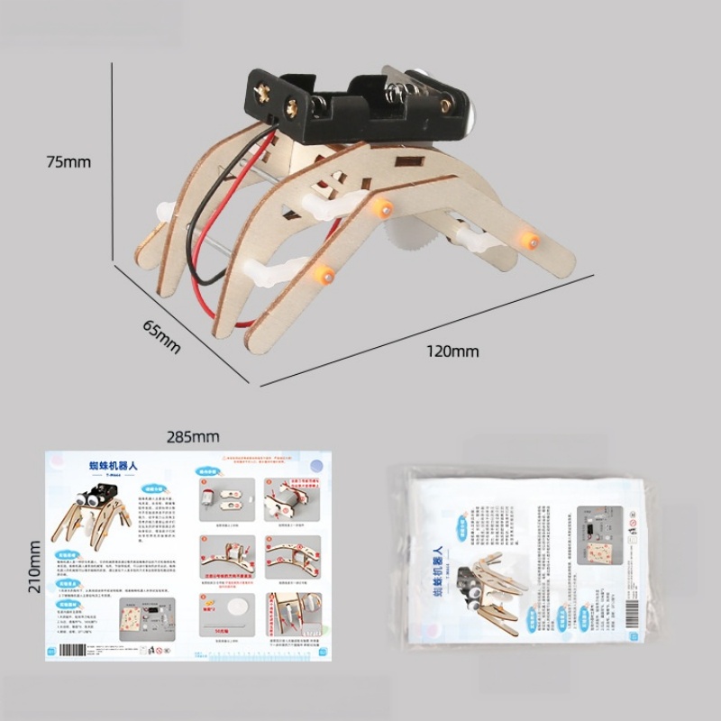 Diy Handmade Walking Spider Ro - đánh giá và giá Line Follower Robot