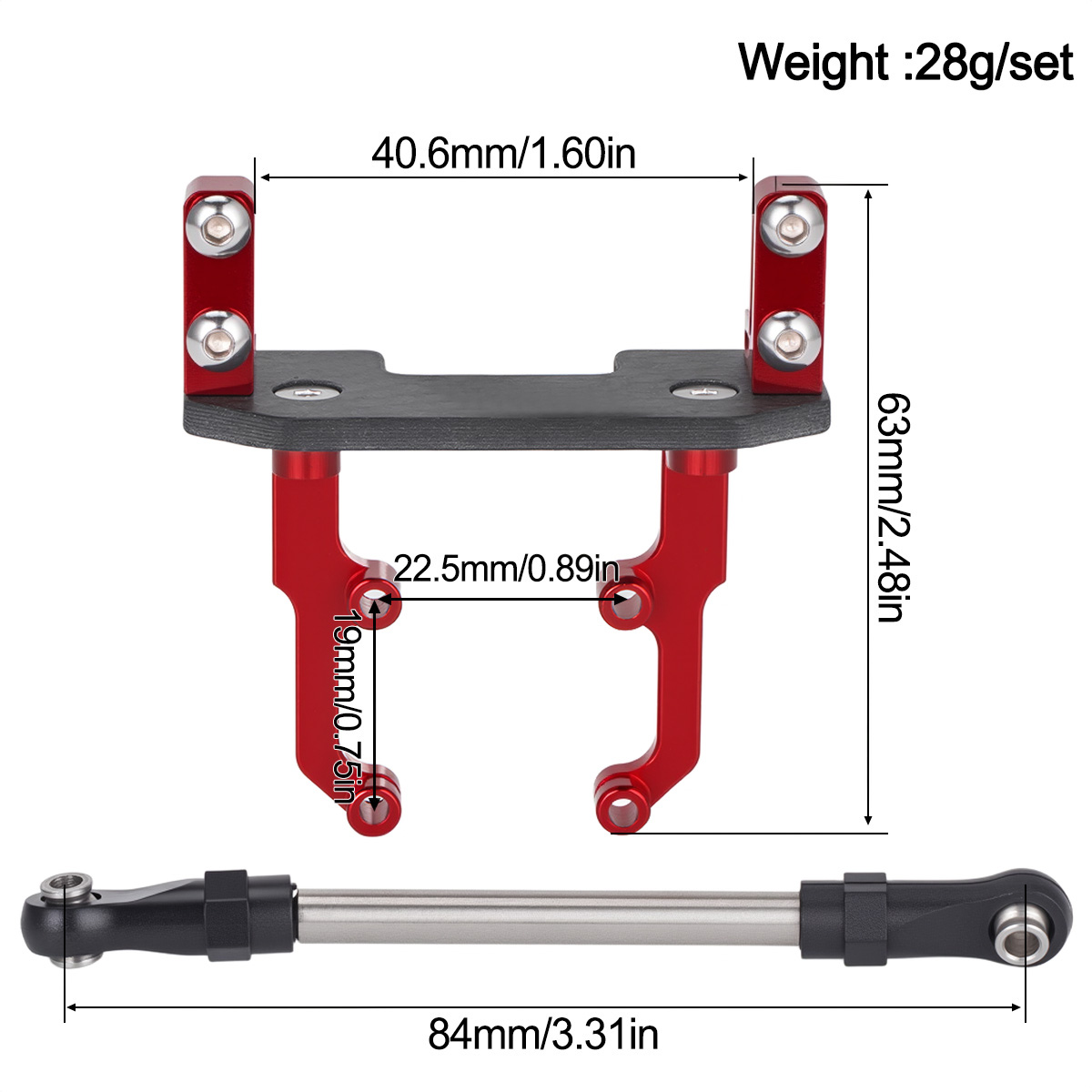 Aluminum Alloy Servo Mount Bas - đánh giá và giá Servo Bracket
