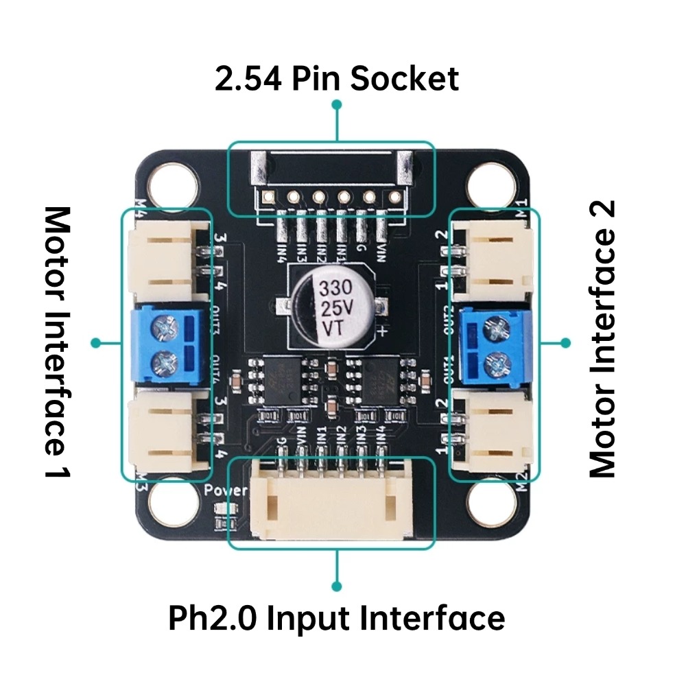 4 TT Motor and Driver Kit 4 DC - đánh giá và giá Motor Driver L298N