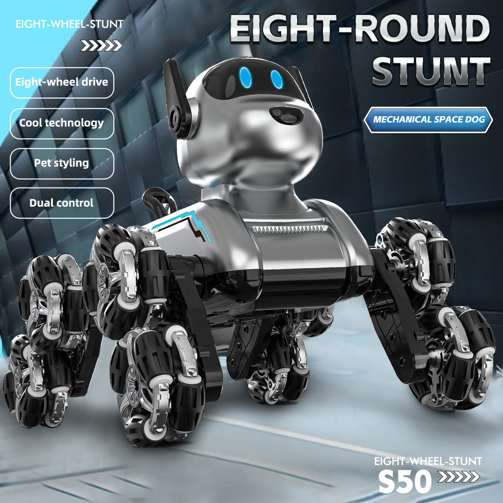 S50 Intelligent Robot Dog Gest - đánh giá và giá Robot Wheel