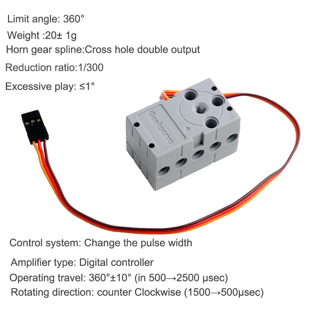 1/2/4PCS 2KG Geek Servo 360 De - đánh giá và giá Microbit
