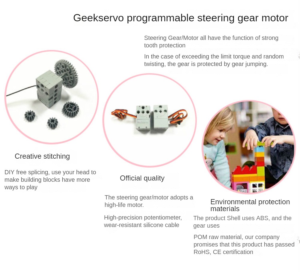 1/2/4PCS 2KG Geek Servo 360 De - đánh giá và giá Microbit