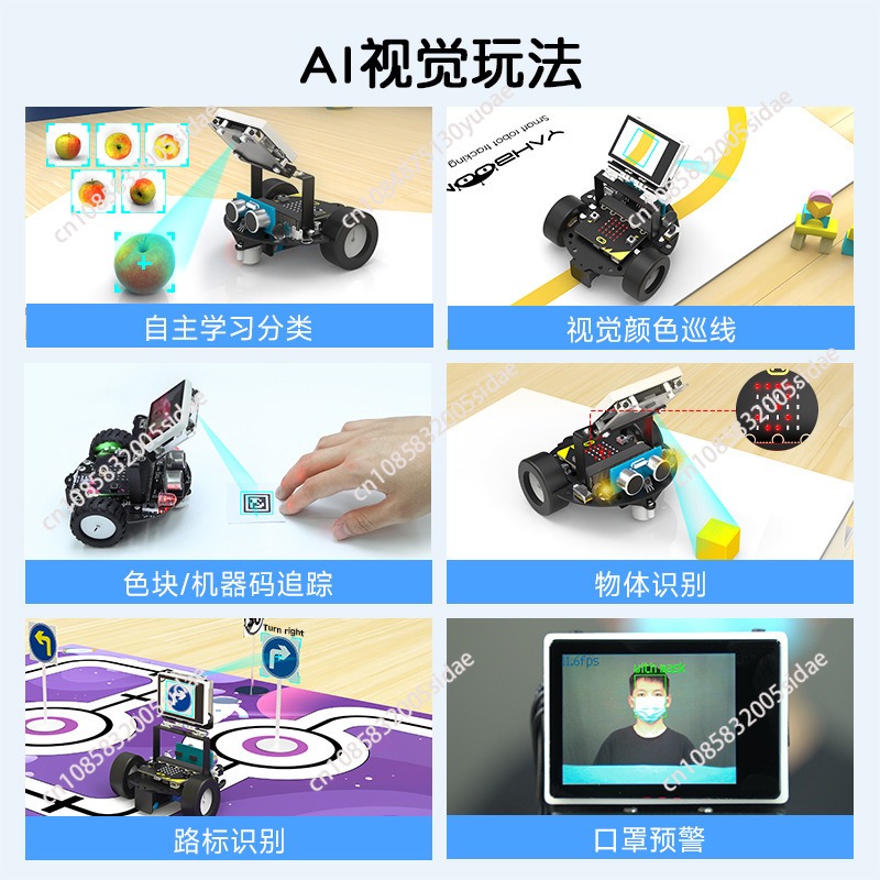 Intelligent car robot AI visua - đánh giá và giá Robot Car Kit