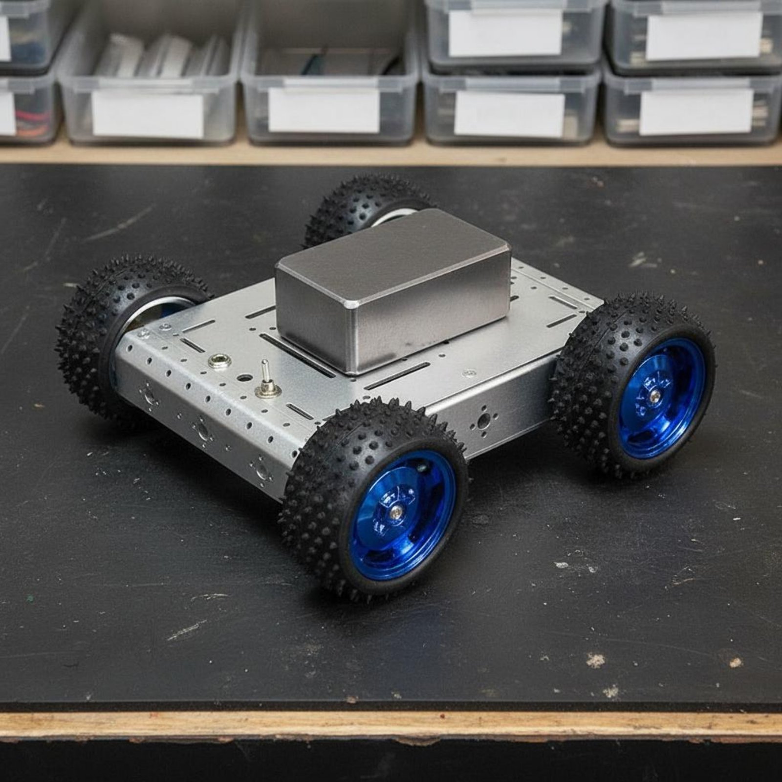 4WD Smart Car Chassis 1.5KG Lo - đánh giá và giá Robot Wheel