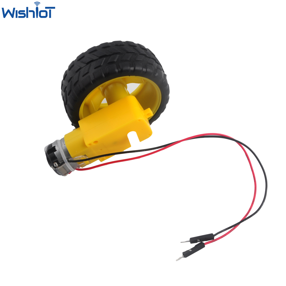 DC3-6V 1:48 Gearbox TT Motor D - đánh giá và giá Robot Wheel