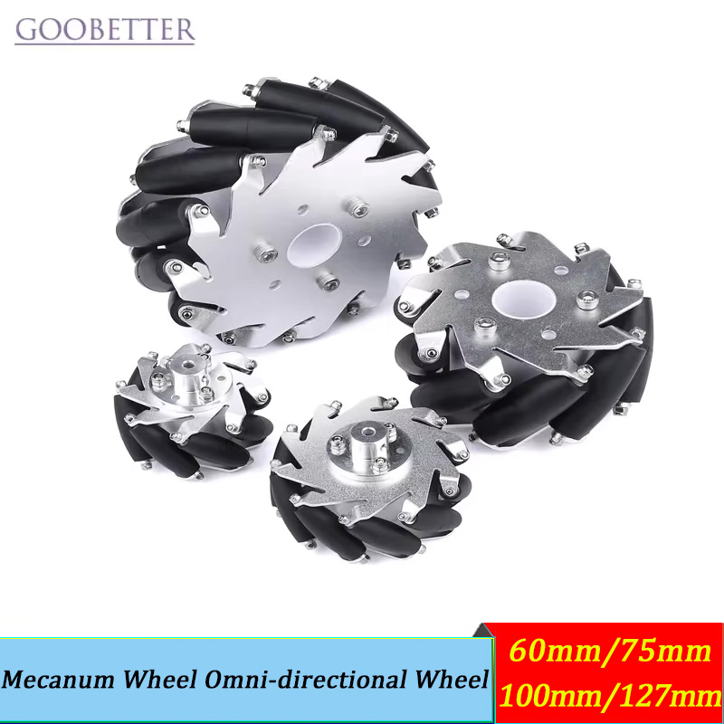 4pcs 60-127mm Mecanum Wheels O - đánh giá và giá Ros Robot