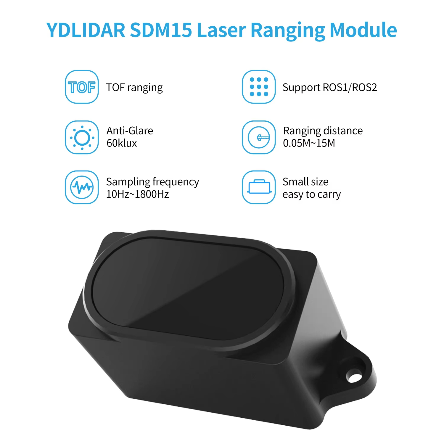 YDLIDAR SDM15/SDM18 High Preci - đánh giá và giá Ros Robot