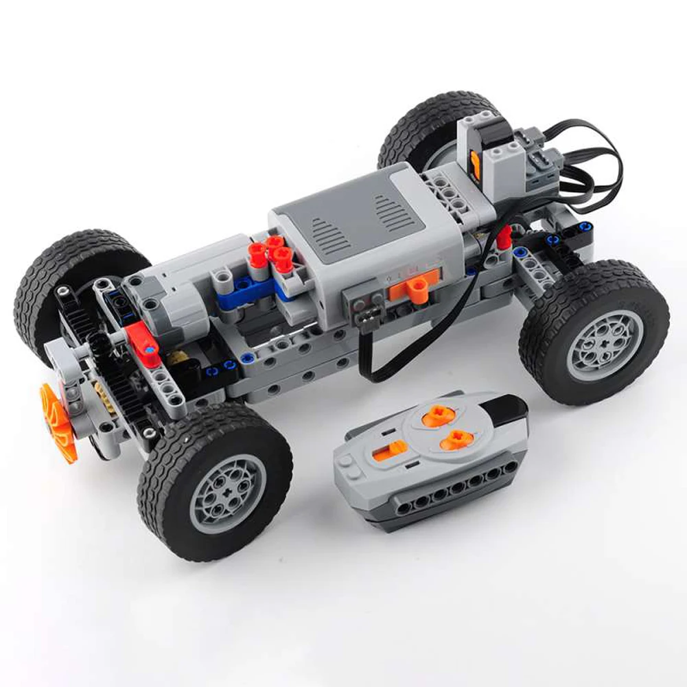 MOC 4WD Remote Control Car Cha - đánh giá và giá Robot Car Kit