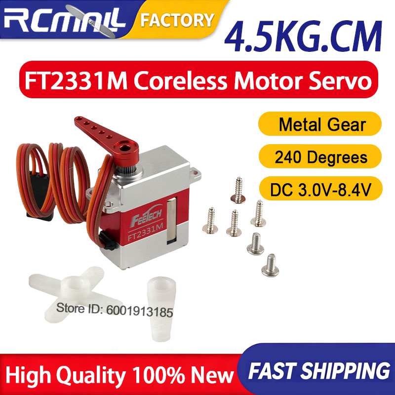 FT2331M Micro Digital Servo 4. - đánh giá và giá Robot Arm Metal