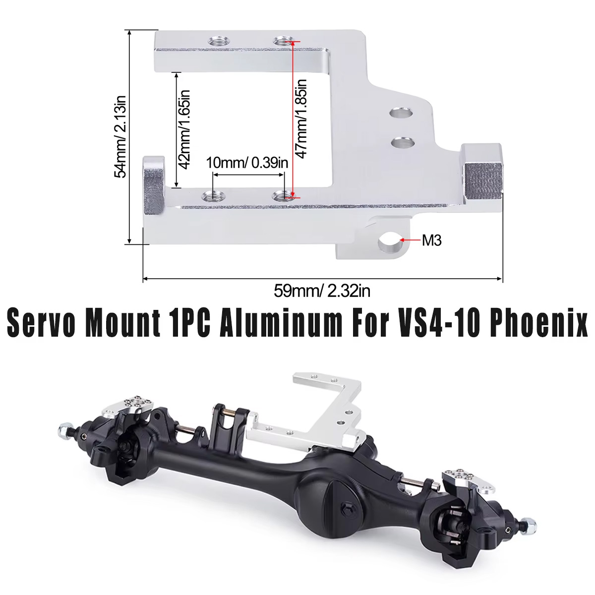 1PC Aluminum Servo Mount Brack - đánh giá và giá Servo Bracket