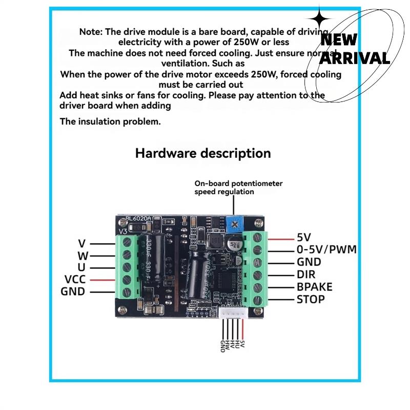 PWM Three-Phase 500W High Powe - đánh giá và giá Motor Driver Module