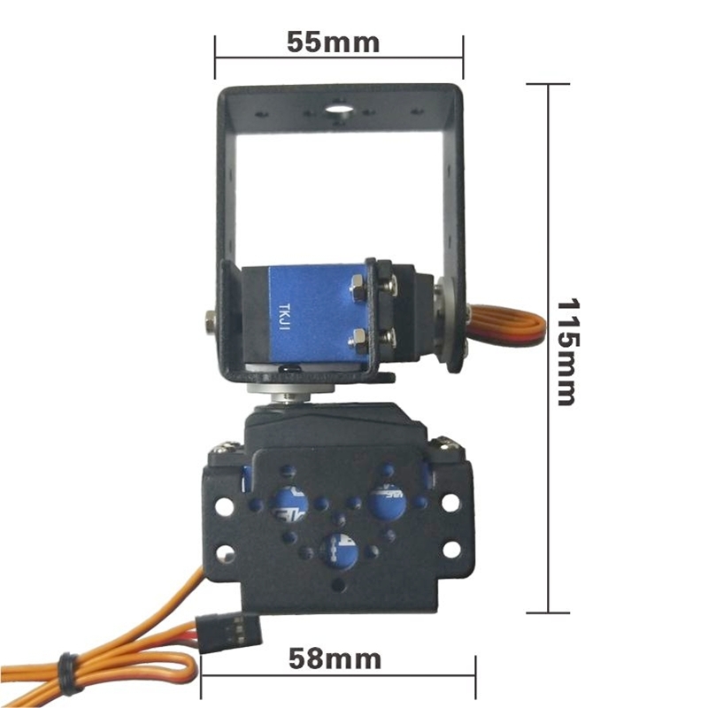 2 DOF Robotic Pan And Tilt Ser - đánh giá và giá Servo Bracket