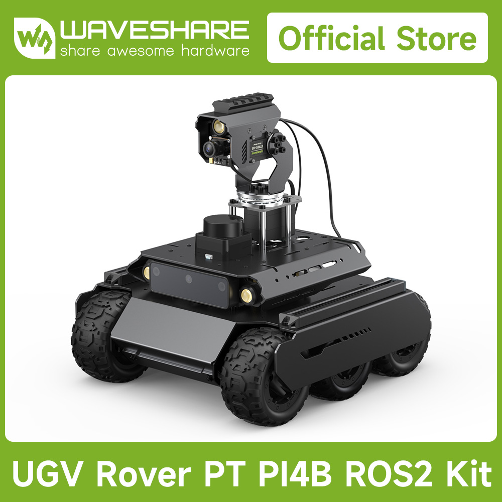 Waveshare Rover ROS 2 Open-sou - đánh giá và giá Robot Wheel