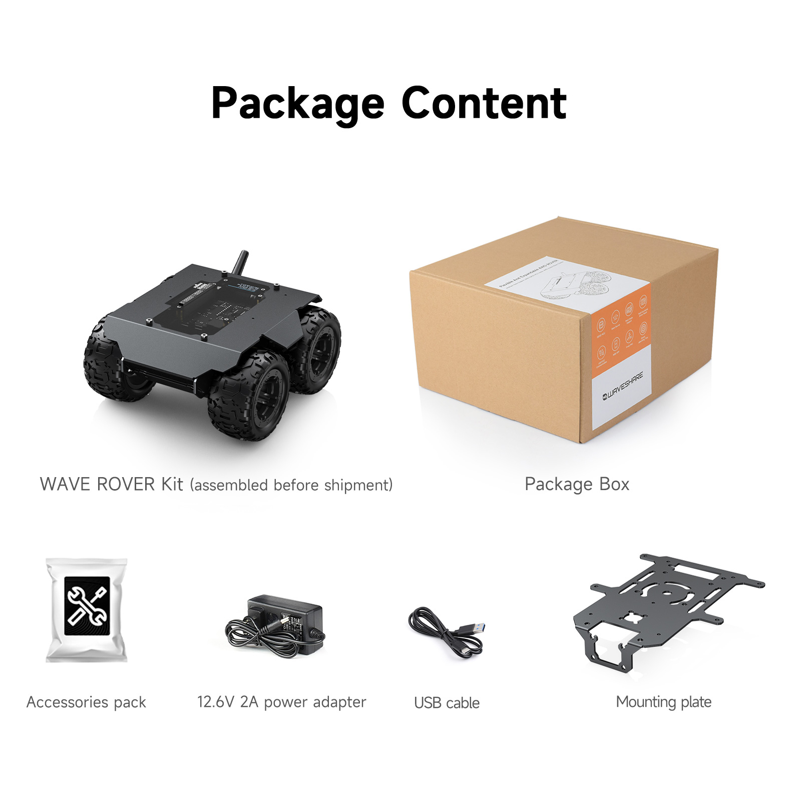 Waveshare WAVE ROVER Flexible  - đánh giá và giá Robot Chassis