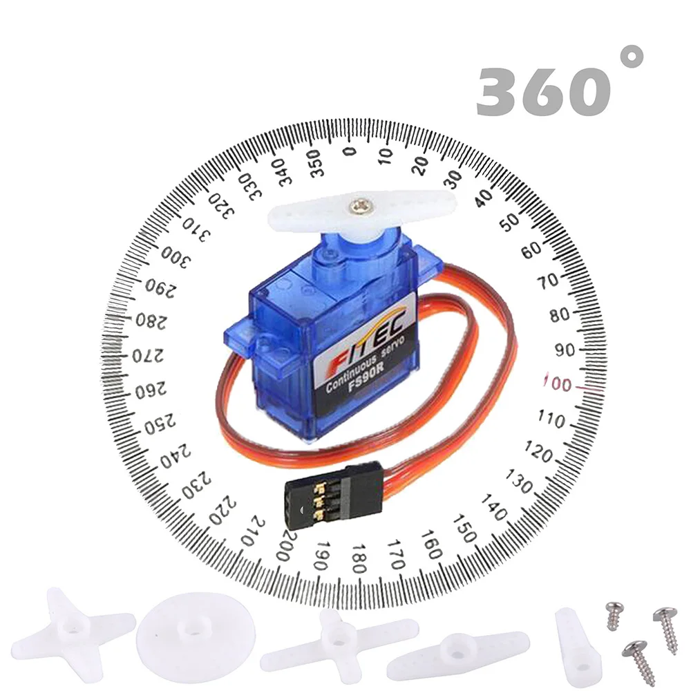 4Sets Feetech FS90R Servo 360  - đánh giá và giá Micro Servo