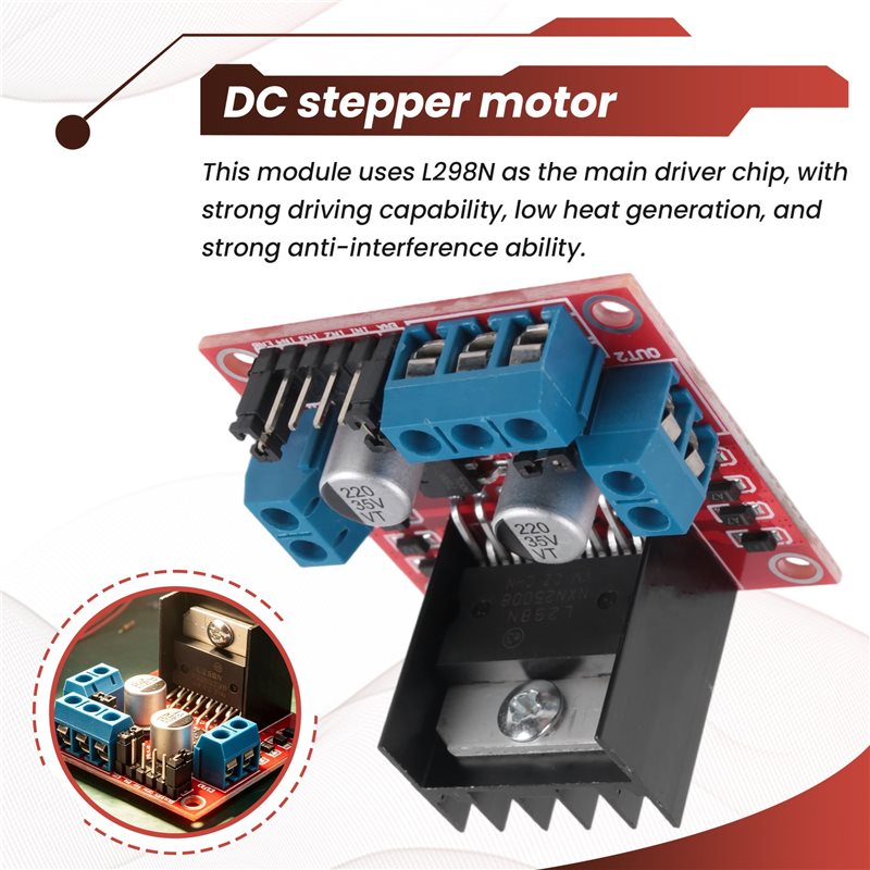 AED7-L298N Module Dual H-Bridg - đánh giá và giá Motor Driver L298N