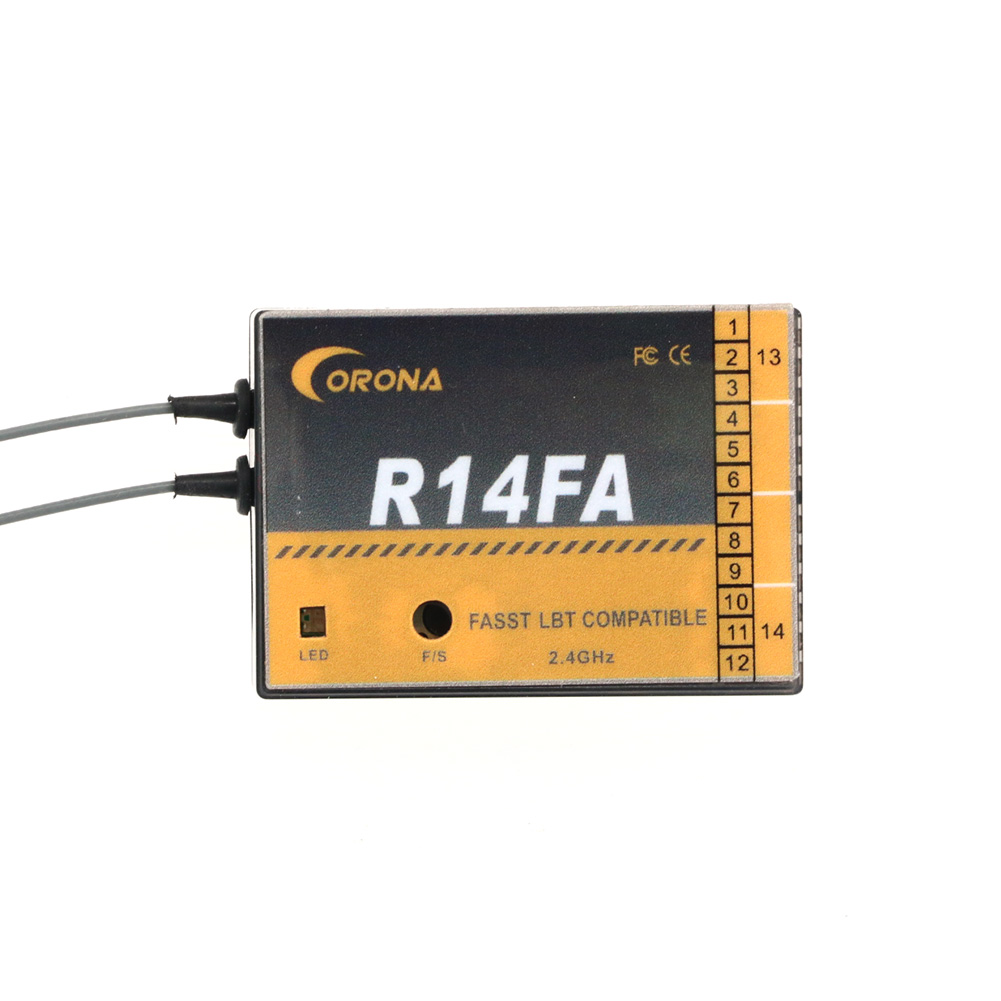 Corona R14FA 14CH RC Model Rec - đánh giá và giá Micro Servo