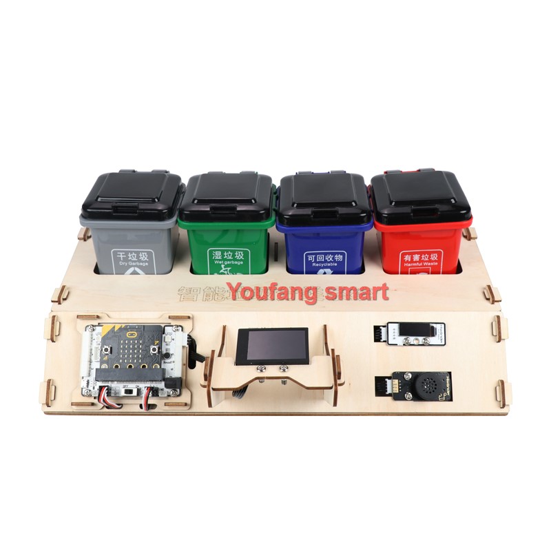 Waste Sorting Robot Kit AI Vis - đánh giá và giá Microbit