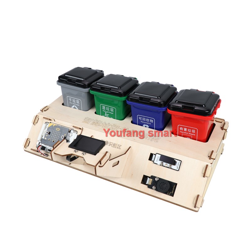 Waste Sorting Robot Kit AI Vis - đánh giá và giá Microbit
