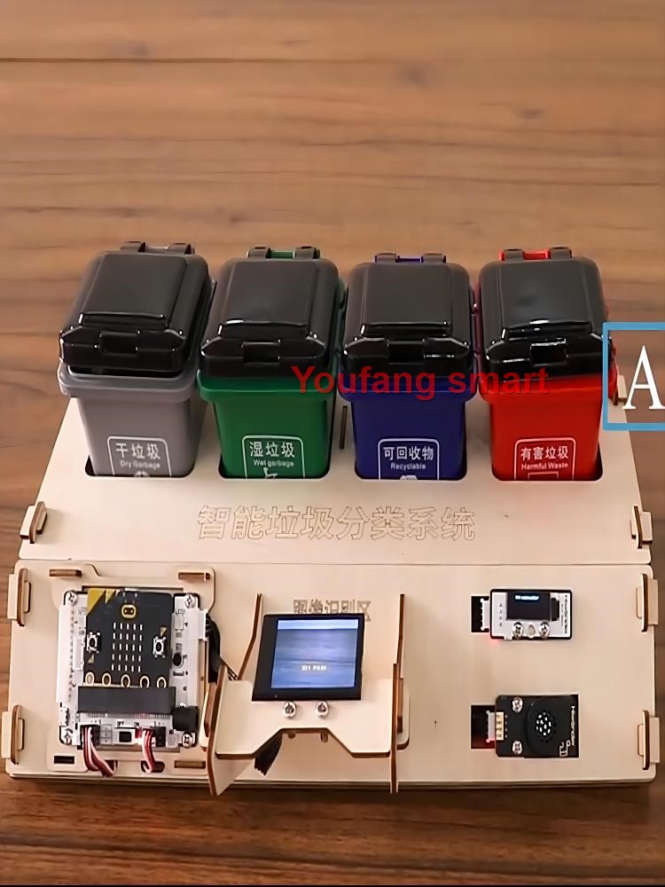 Waste Sorting Robot Kit AI Vis - đánh giá và giá Microbit