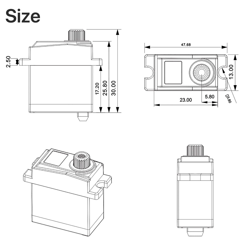 9imod 2065 7KG Digital Micro S - đánh giá và giá Micro Servo